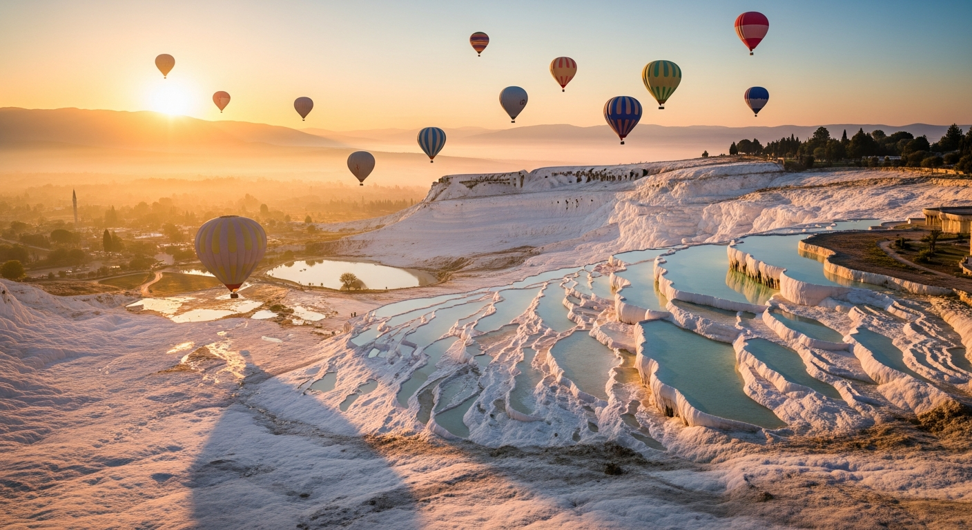 Pamukkale Hot Air Balloon Rides